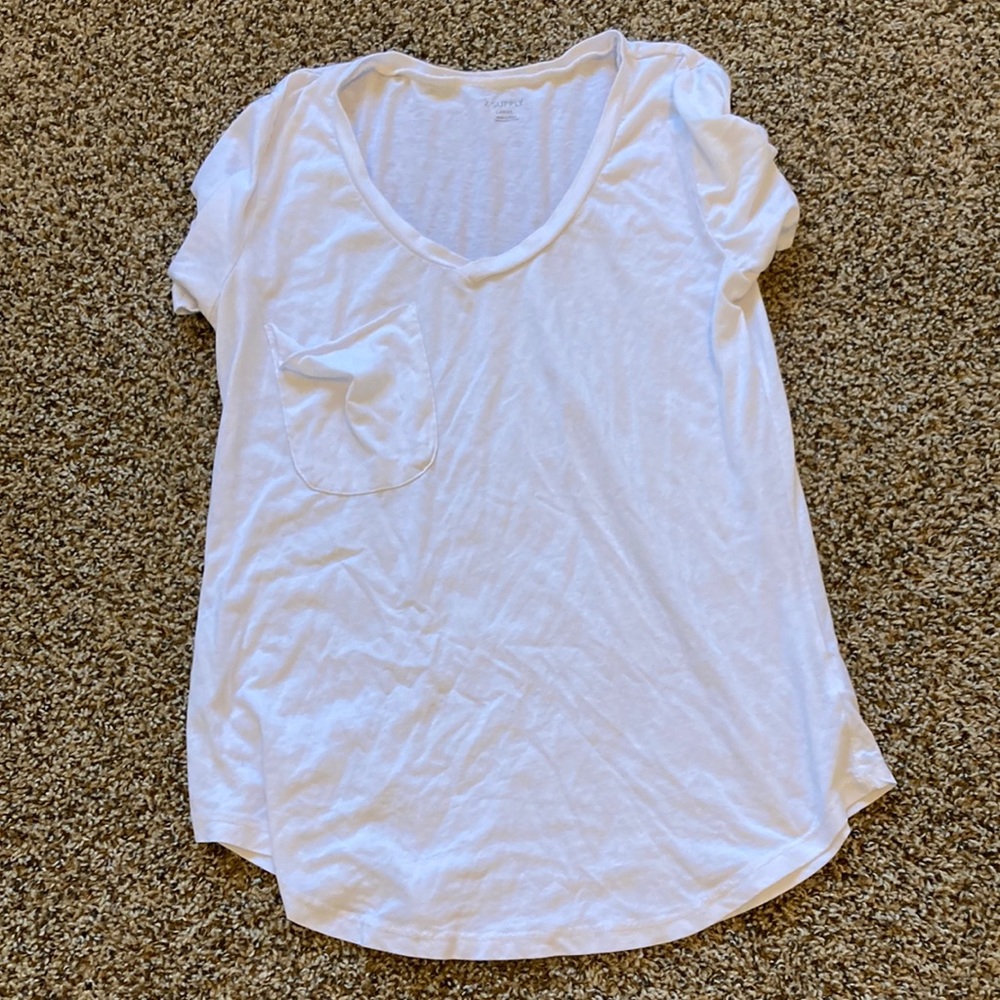 Z supply white tee